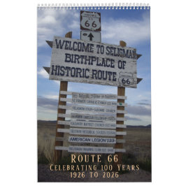Route 66 - 100 Jahre feiern 1926 - 2026 Kalender