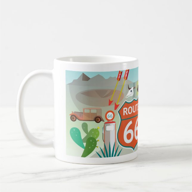 Route 66 11oz oder 15oz Tasse (Links)