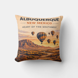 Route 66 Albuquerque Ballon Südwest Comfort Kissen