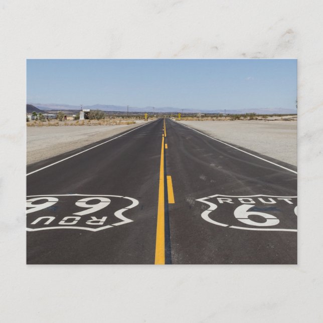 Route 66, Amboy (Kalifornien, USA) Postkarte (Vorderseite)