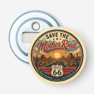 Route 66 Amerikas ikonische Autobahn Flaschenöffner