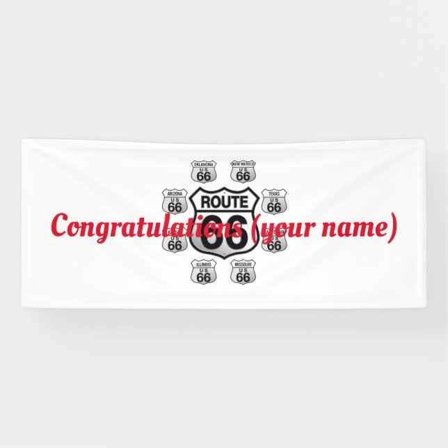 Route 66 Banner (Horizontal)