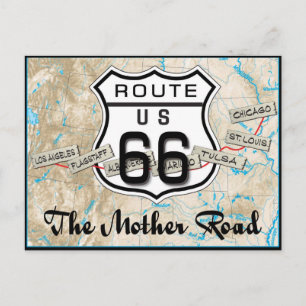 route 66 cadeaux carte postale 2