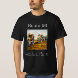 Route 66, Cadillac Ranch, Amarillo Texas T-Shirt