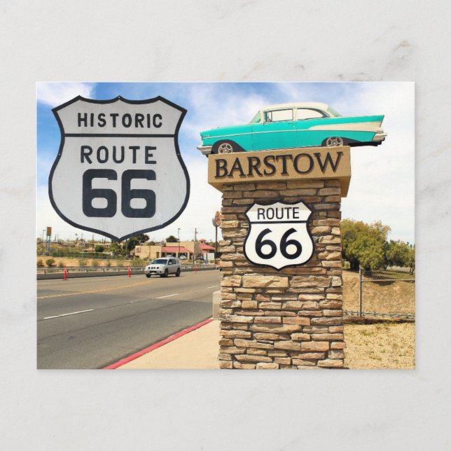 Route 66 Carte postale de voyage  (Devant)