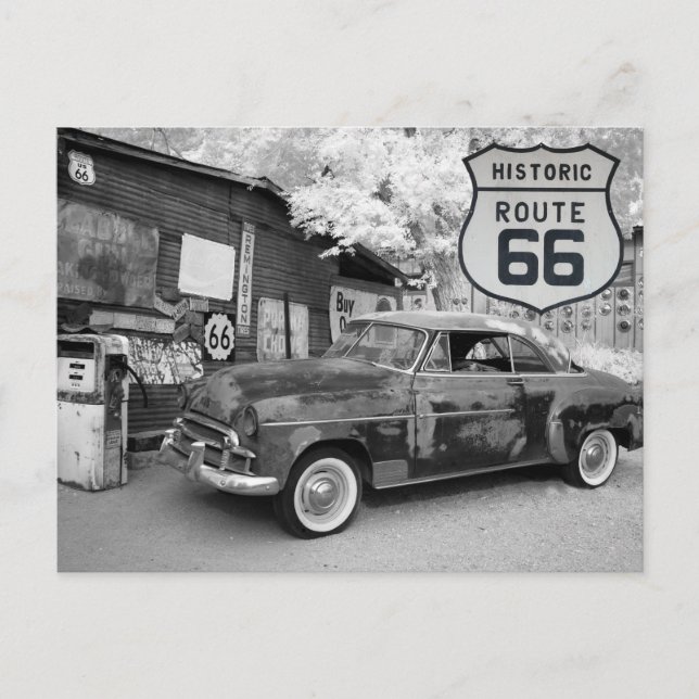 Route 66 Carte postale de voyage  (Devant)