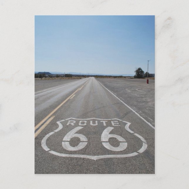 ROUTE 66 CARTE POSTALE DE VOYAGE (Devant)