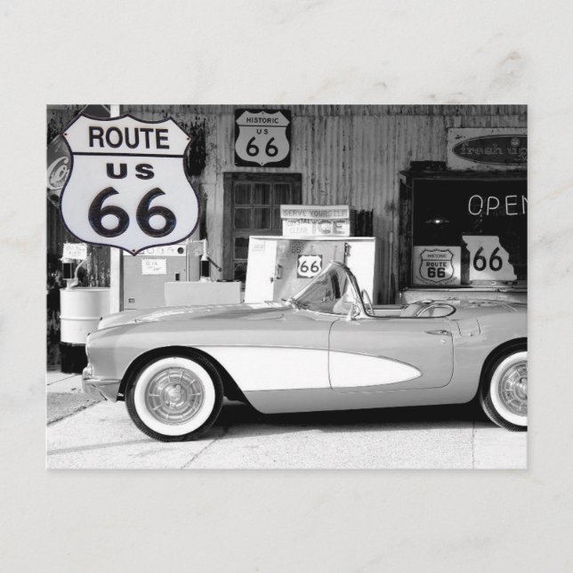 Route 66 Carte postale de voyage  (Devant)