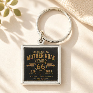 Route 66 Centennial Black Gold Legacy Schlüsselanhänger