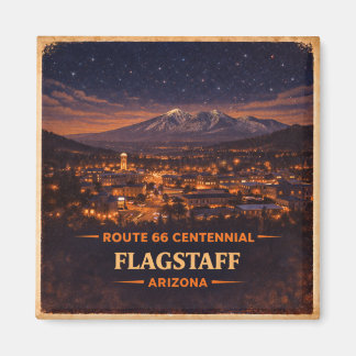 Route 66 Centennial Flagstaff Arizona Sternennacht Magnet