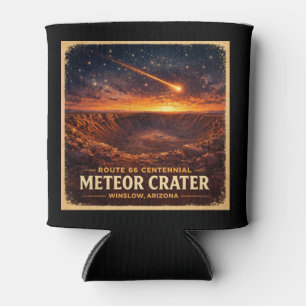 Route 66 Centennial Meteoritenkrater Retro Dosenkühler