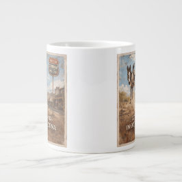 Route 66 Centennial Oatman Donkey Artwork Jumbo-Tasse