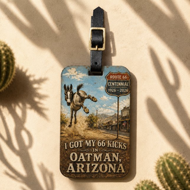 Route 66 Centennial Oatman Gepäckanhänger ID (Von Creator hochgeladen)