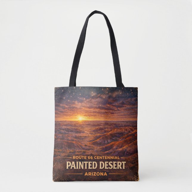 Route 66 Centennial Painted Desert Horizont Tasche (Vorderseite)