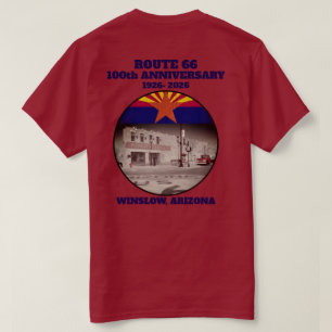 Route 66 Centennial Winslow Arizona Highlights T-Shirt