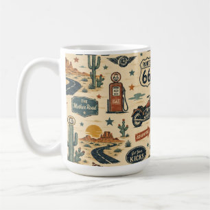 Route 66 Coffee Bar Tankstellen Americana Dekor Kaffeetasse