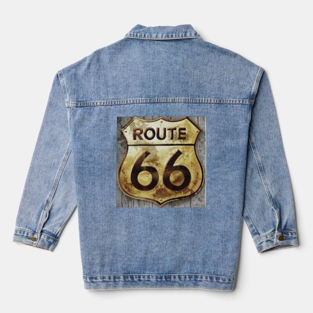  Route 66 Denim Jacket (Verso)