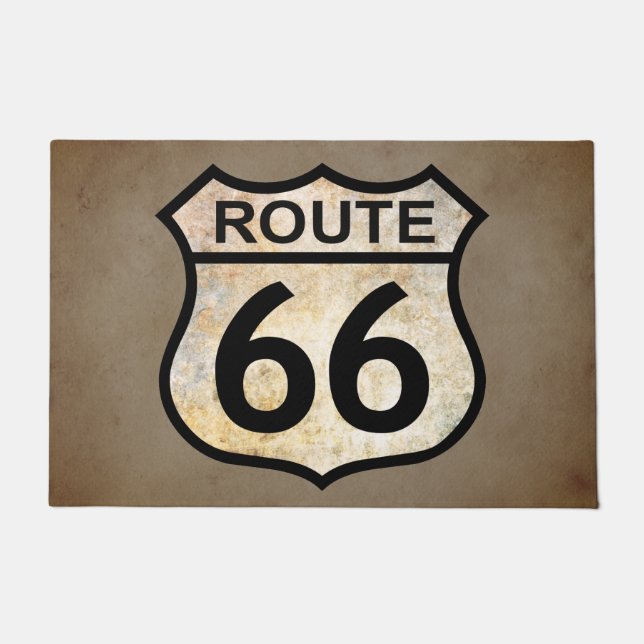 Route 66 Doormat Fußmatte (Vorderseite)