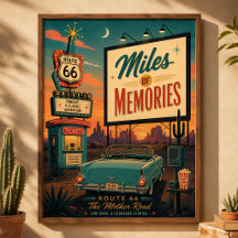 Route 66 Drive In Memories Centennial Kunst