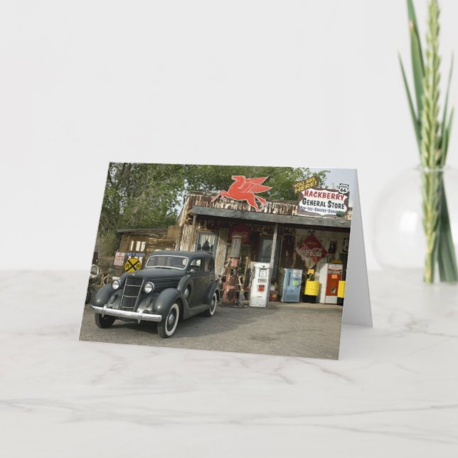 Route 66 General Store & Gas Station Karte (Vorderseite)