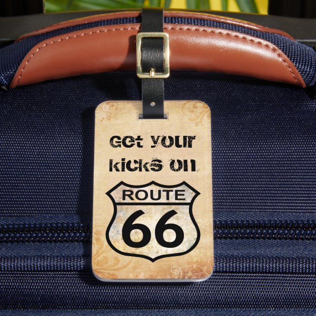 Route 66 gepäckanhänger (Vorderseite Insitu 2)