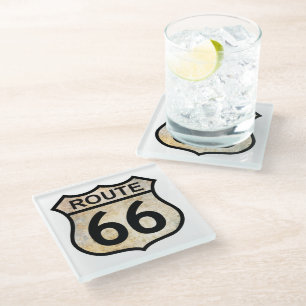 Route 66 glasuntersetzer