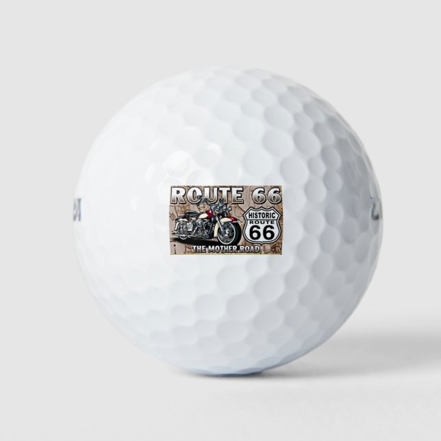 ***ROUTE 66*** GOLFBALL (Vorderseite)