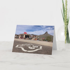 route 66 greeting card (blank inside) karte