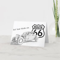 Route 66 Grußkarte