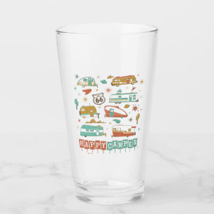 Route 66 Happy Camper Glas