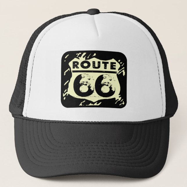 Route 66 Hat Truckerkappe (Vorderseite)