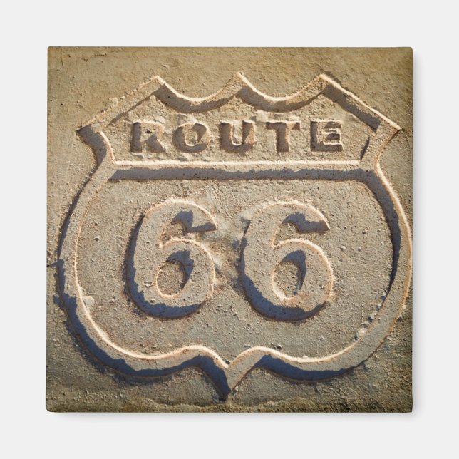 Route 66 historisches Zeichen, Arizona Magnet (Vorne)