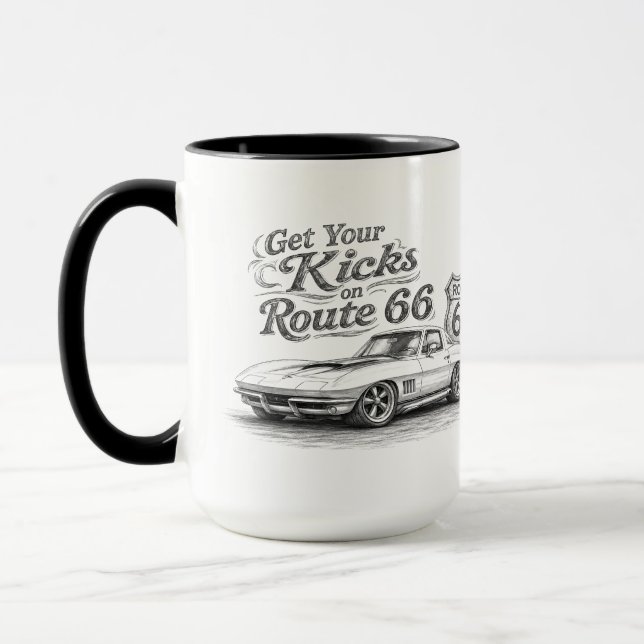 Route 66 Kaffeetasse (Links)