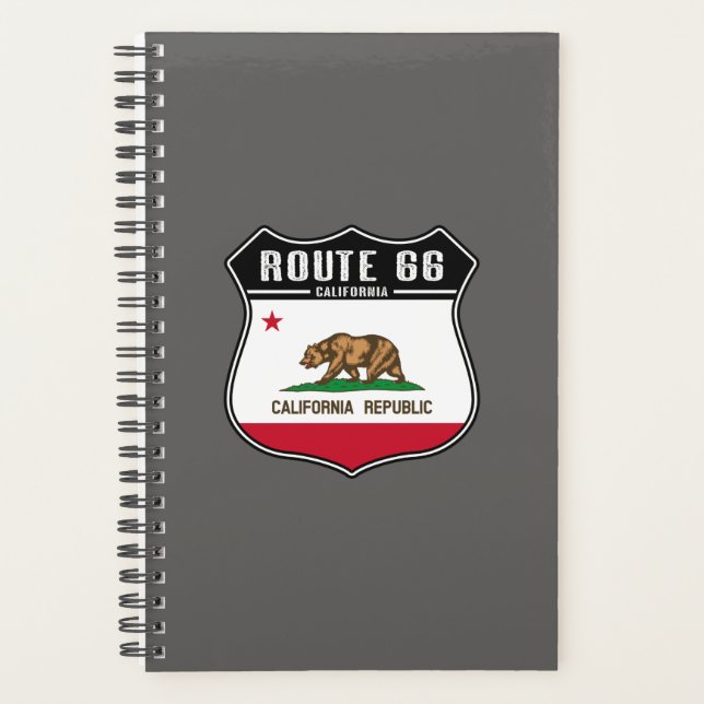 Route 66 Kalifornien Planer (Vorderseite)