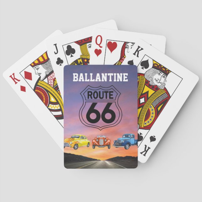 Route 66 - Kartenspielen - SRF Spielkarten (Rückseite)