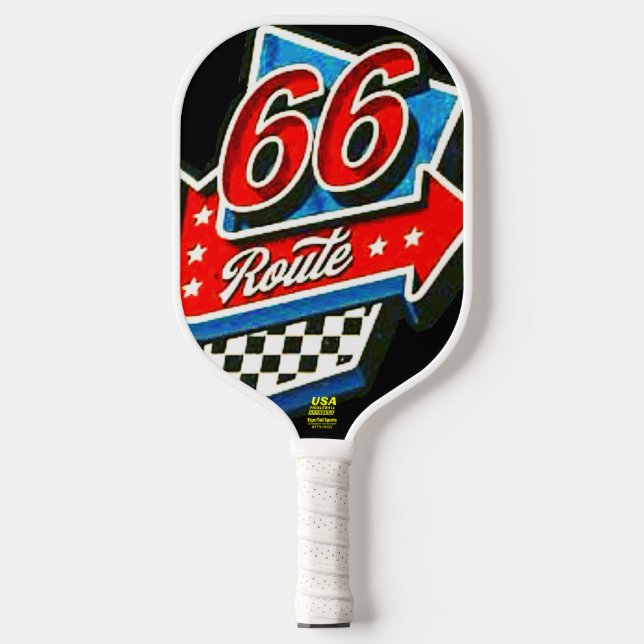 Route 66 Kicks Pickleball Schläger (Vorderseite)