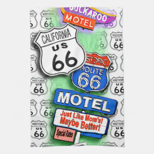 ROUTE 66 Küchen-, Bar- oder Badetücher 1 Handtuch