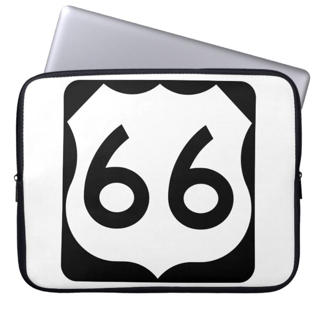 Route 66 laptopschutzhülle (Vorderseite)