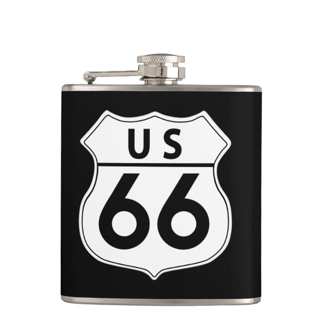 Route 66 Liquor Flask Flachmann (Vorderseite)