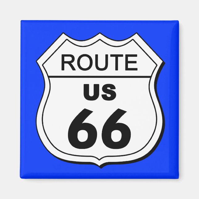 Route 66 Magnet (Vorne)