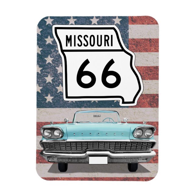 Route 66 Magnet (Vertical)