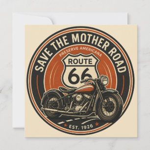 Route 66 Motorrad Mother Road Karte