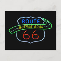 Route 66 "Mutterstrasse" Neon-Zeichen