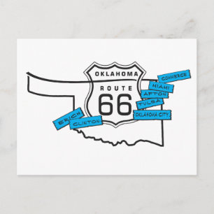 route 66 Oklahoma carte postale