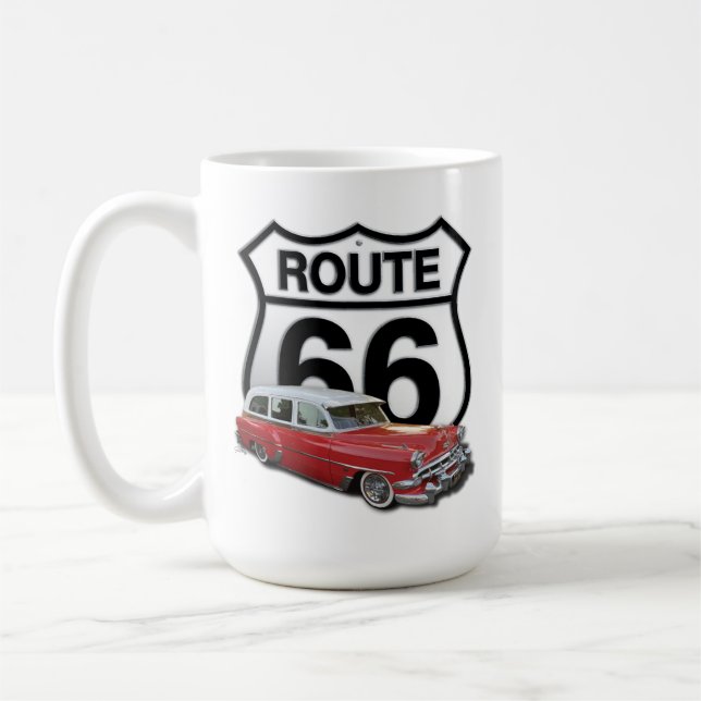 Route 66 Oldtimer Kaffeetasse (Links)