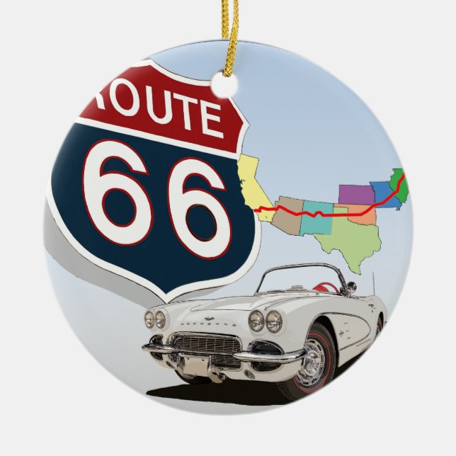 Route 66 Ornament (Vorne)