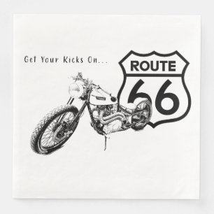 Route 66 Paper Napkin Serviette
