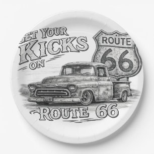 Route 66 Pappteller