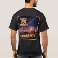 Route 66 Pier Lights Roadtrip T-Shirt