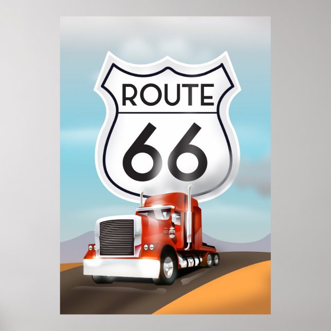 Route 66 poster (Vorne)